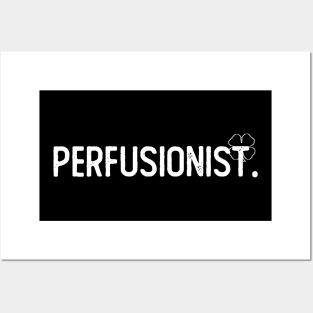 Perfusionist lucky clover simplistic design Posters and Art